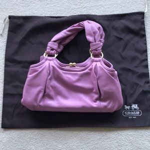 VTG Gorgeous Pink Leather Authentic Coach shoulder bag